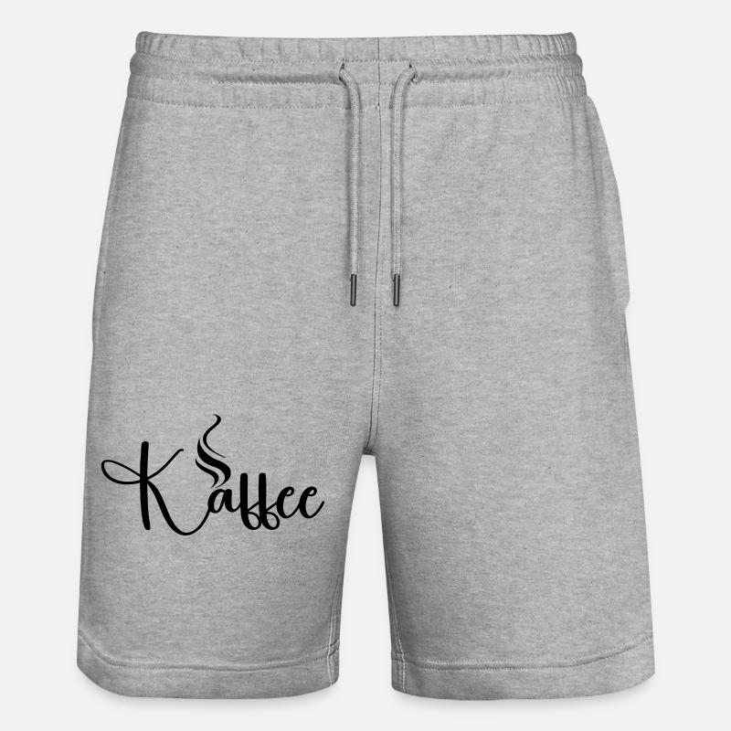 Kaffe_Motiv - Short de jogging bio TRAINER Stanley/Stella unisexe - gris chiné