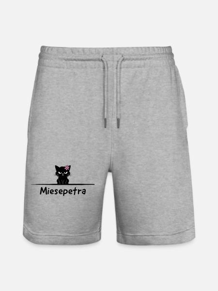 Miesepetra Pun: Petra Miesepeter - Stanley/Stella Trainer Unisex Organic Jogging Shorts - heather grey