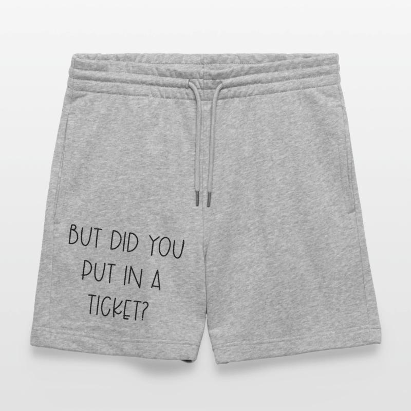 Funny IT Support Tech Help Desk Ticket Gift Stanley/Stella Trainer Unisex Organic Jogging Shorts