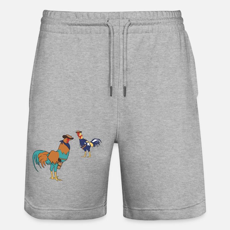 Rivaux - Short de jogging bio TRAINER Stanley/Stella unisexe - gris chiné