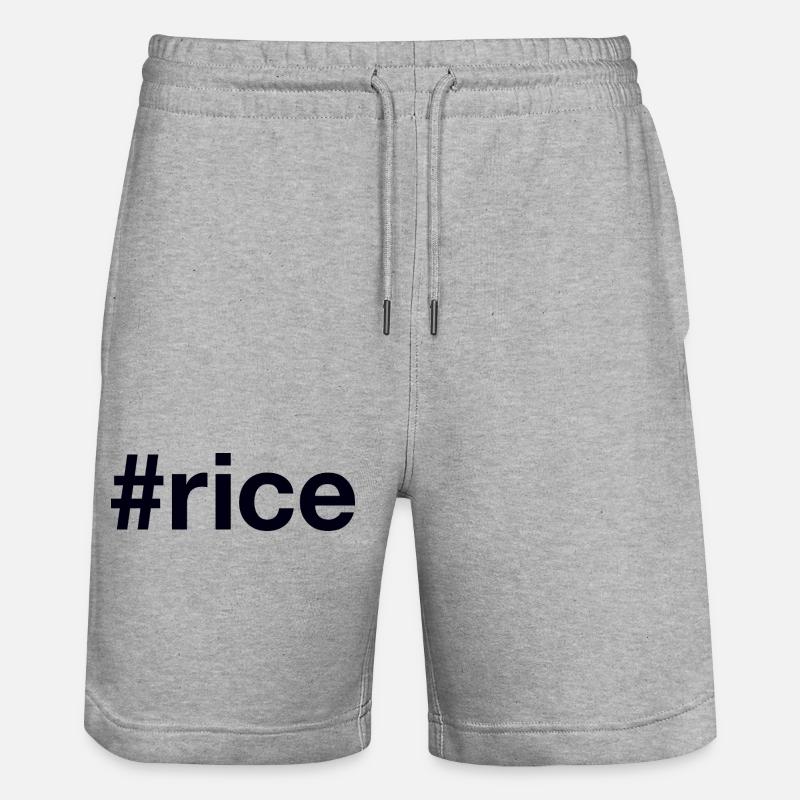 Rice Reis - Short de jogging bio TRAINER Stanley/Stella unisexe - gris chiné