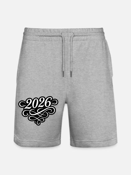 Année 2026 - Short de jogging bio TRAINER Stanley/Stella unisexe - gris chiné