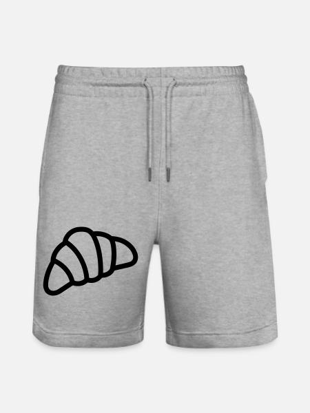 croissant - Short de jogging bio TRAINER Stanley/Stella unisexe - gris chiné