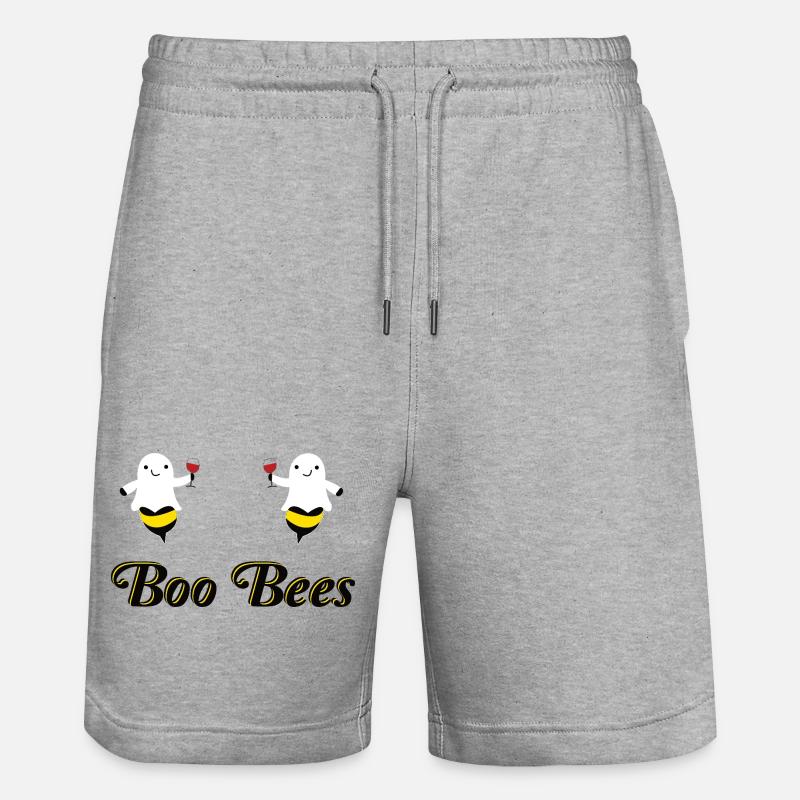 Duo d’Halloween Boo Bees - Short de jogging bio TRAINER Stanley/Stella unisexe - gris chiné