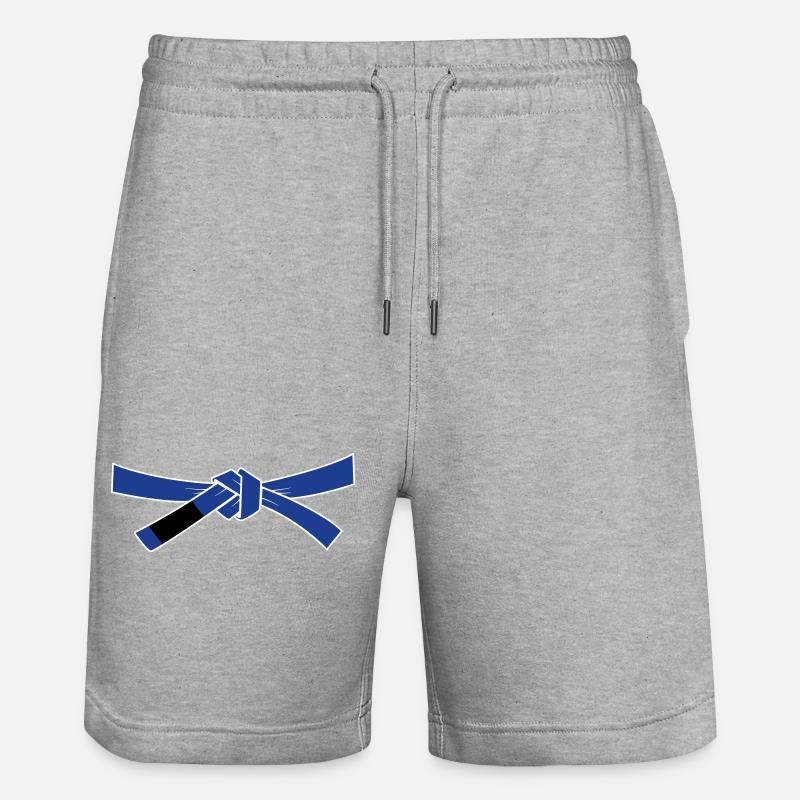 Ceinture bleue - Ceinture bleue - Short de jogging bio TRAINER Stanley/Stella unisexe - gris chiné