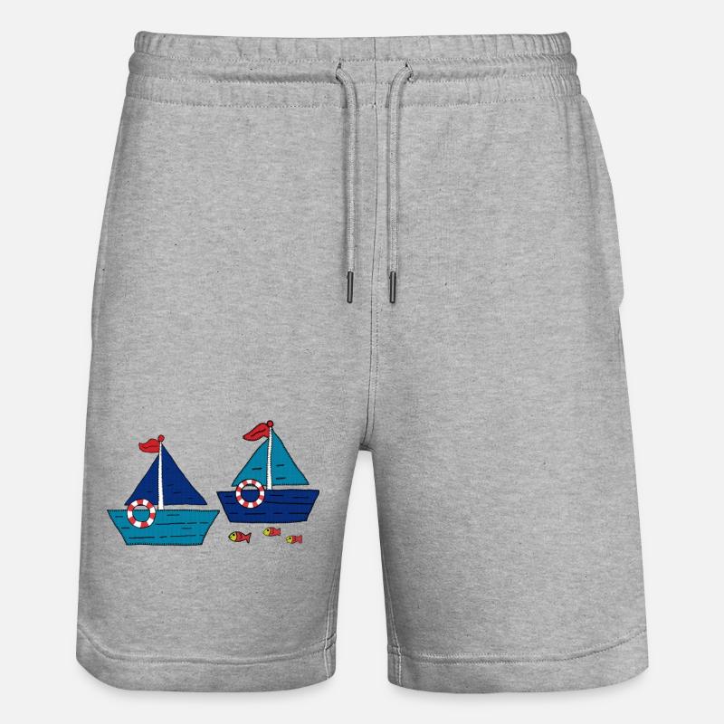 Navette - Short de jogging bio TRAINER Stanley/Stella unisexe - gris chiné