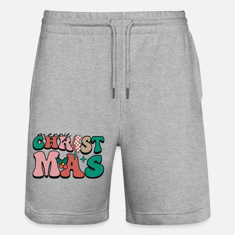 Noël - Short de jogging bio TRAINER Stanley/Stella unisexe - gris chiné