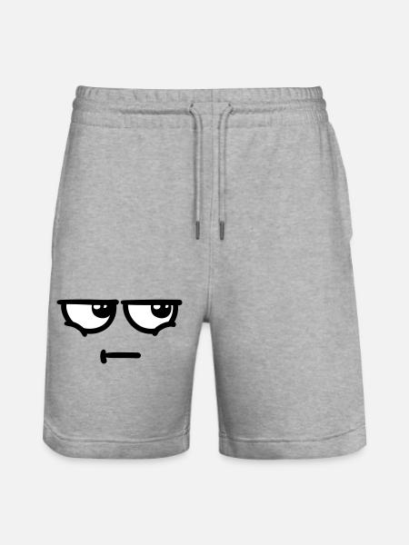 pas amusé - Short de jogging bio TRAINER Stanley/Stella unisexe - gris chiné