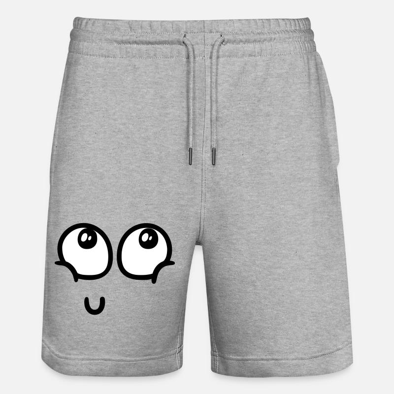 Joy overload - Stanley/Stella Unisex Bio Joggingshorts Trainer  - Grau meliert