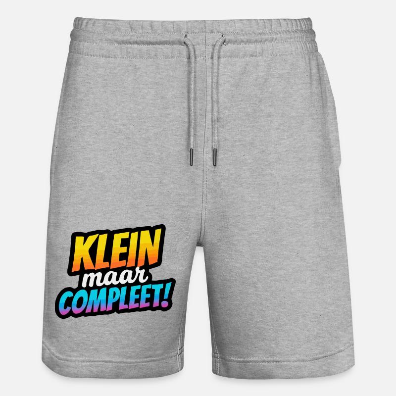 Dégradé rétro petit mais complet - Short de jogging bio TRAINER Stanley/Stella unisexe - gris chiné