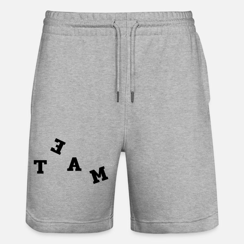 Équipe - Short de jogging bio TRAINER Stanley/Stella unisexe - gris chiné