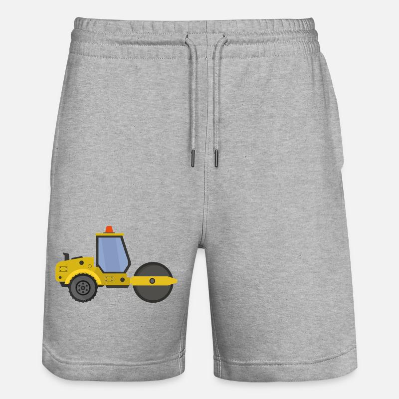 Rouleau compresseur - Short de jogging bio TRAINER Stanley/Stella unisexe - gris chiné