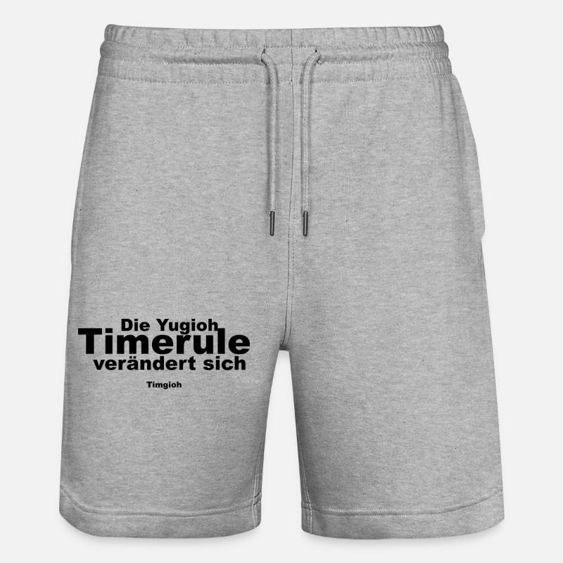 Die neue Timerule  - Stanley/Stella Unisex Bio Joggingshorts Trainer  - Grau meliert