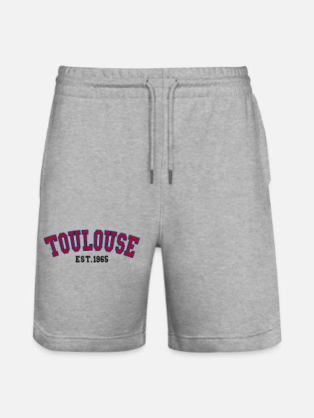Toulouse Est. 1965 - Stanley/Stella Trainer Unisex Organic Jogging Shorts - heather grey