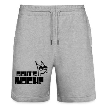 Is it still possible? - Stanley/Stella Trainer Unisex Organic Jogging Shorts - heather grey - Front - Nik (191cm) & Marisol (170cm)