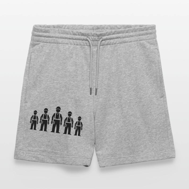 Construction Worker Team Stanley/Stella Trainer Unisex Organic Jogging Shorts
