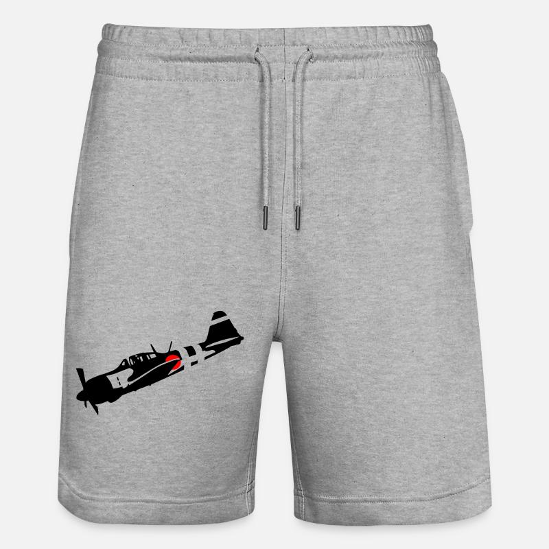 Zero - Stanley/Stella Unisex Bio Joggingshorts Trainer  - Grau meliert