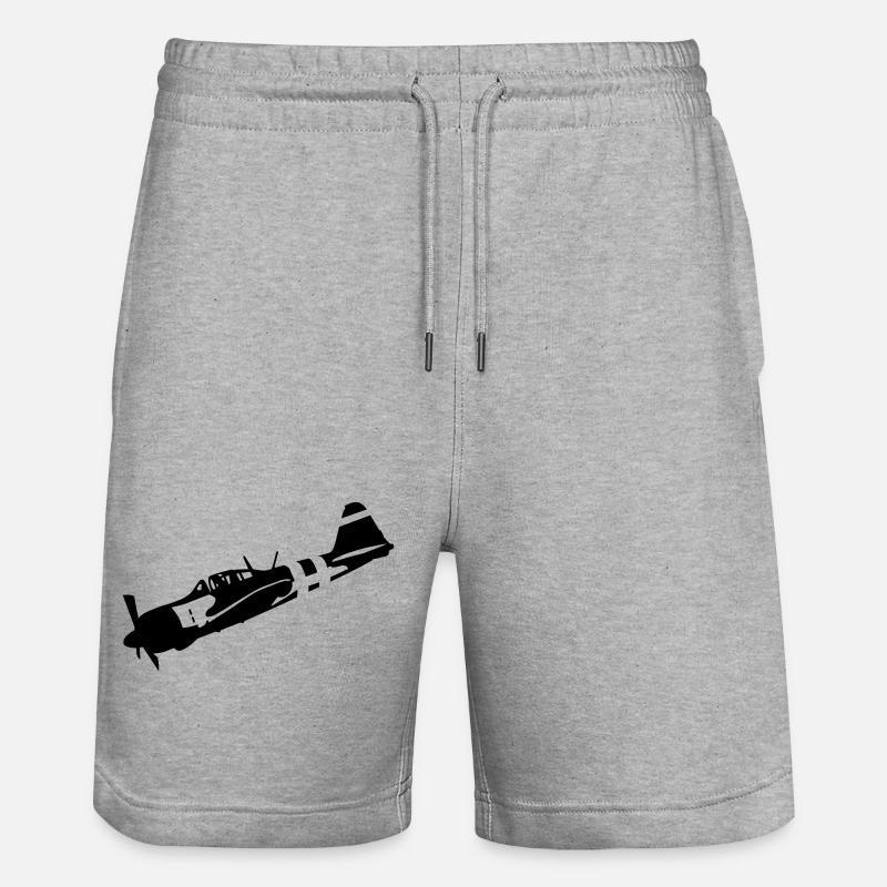 zéro - Short de jogging bio TRAINER Stanley/Stella unisexe - gris chiné