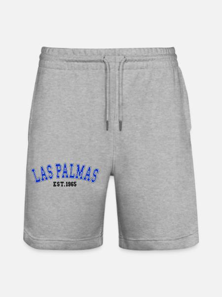 Las Palmas Est. 1965 - Stanley/Stella Trainer Unisex Organic Jogging Shorts - heather grey