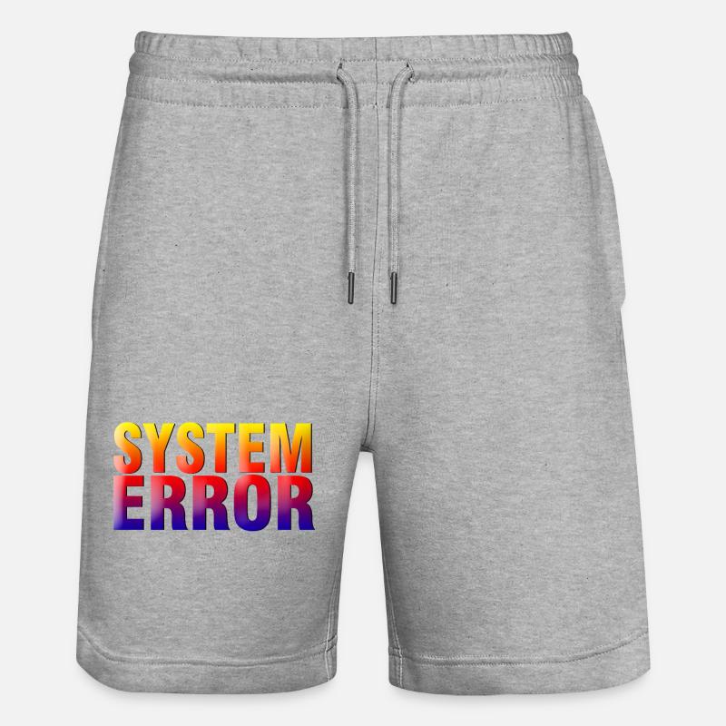 Gradient d’erreur système - Short de jogging bio TRAINER Stanley/Stella unisexe - gris chiné