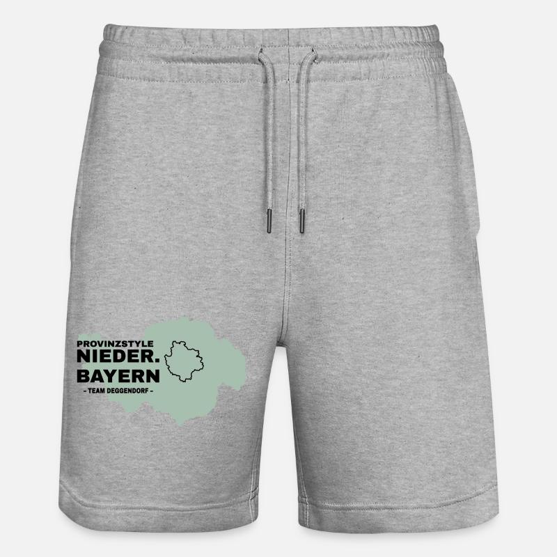 Basse-Bavière | DEGGENDORF - Short de jogging bio TRAINER Stanley/Stella unisexe - gris chiné