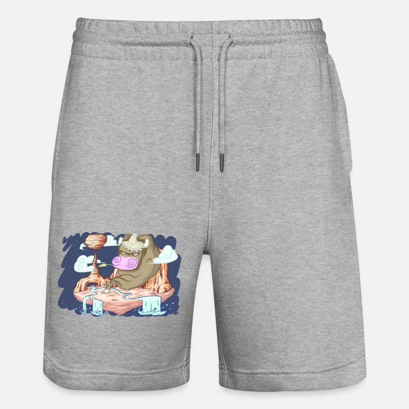 Mexicow - Short de jogging bio TRAINER Stanley/Stella unisexe - gris chiné