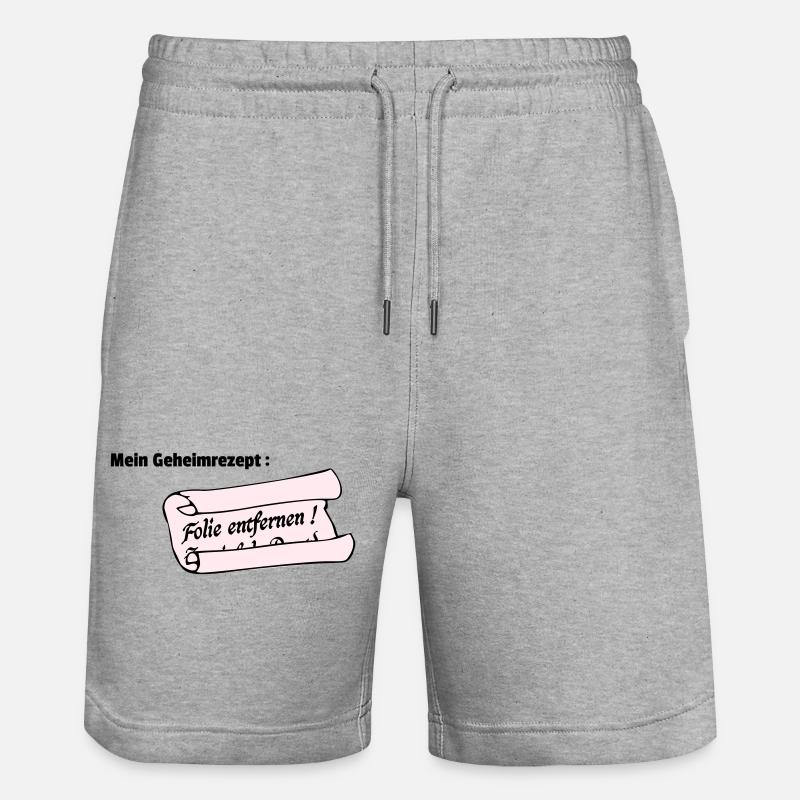 Secret - Short de jogging bio TRAINER Stanley/Stella unisexe - gris chiné