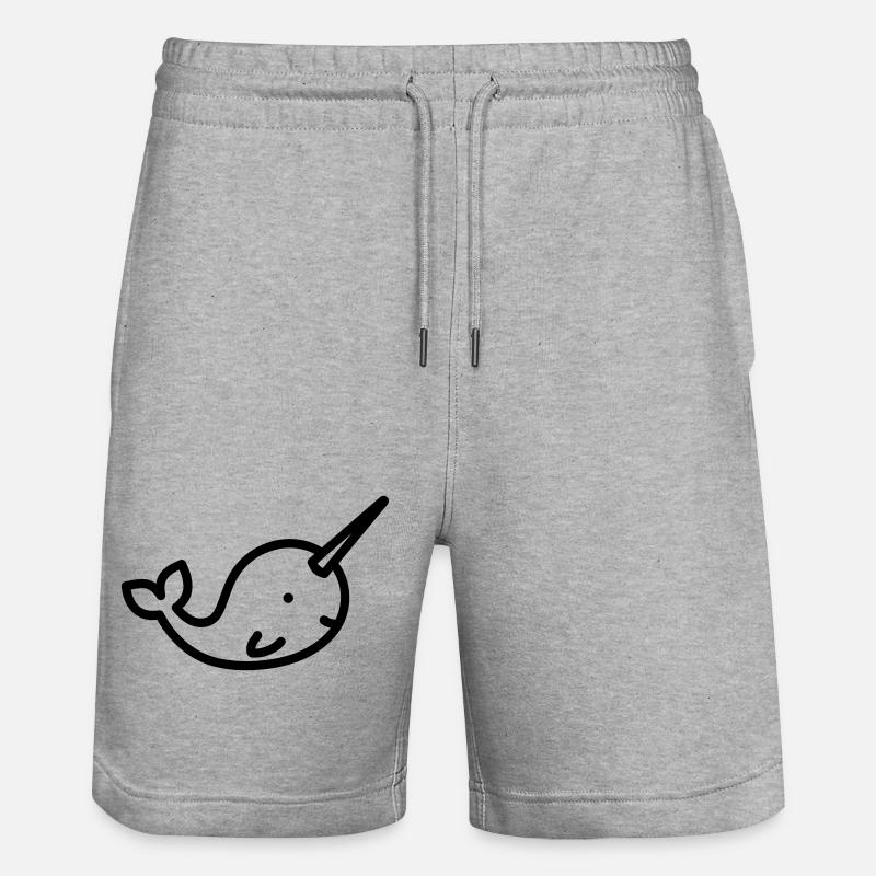 Narval - Short de jogging bio TRAINER Stanley/Stella unisexe - gris chiné