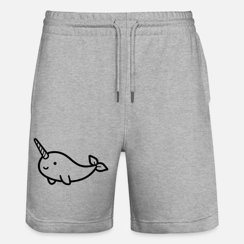 Narval - Short de jogging bio TRAINER Stanley/Stella unisexe - gris chiné