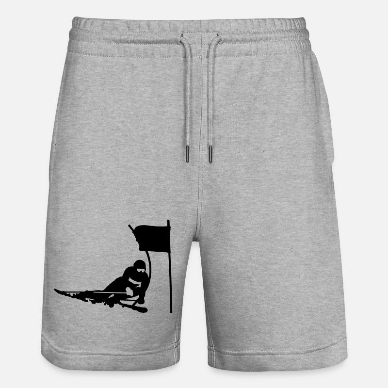 Ski - Short de jogging bio TRAINER Stanley/Stella unisexe - gris chiné