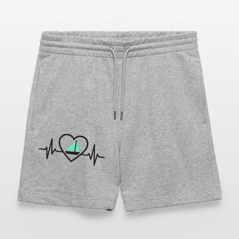 Herz Segeln – Leidenschaft Boot Stanley/Stella Unisex Bio Joggingshorts Trainer 