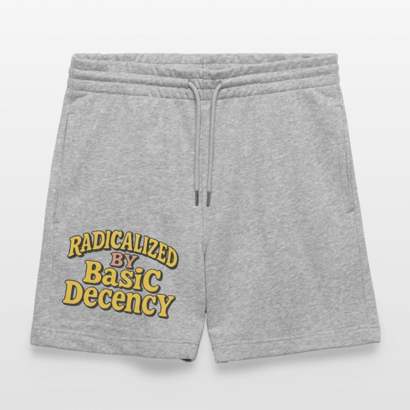 Radicalized by Basic Decency Stanley/Stella Trainer Unisex Organic Jogging Shorts