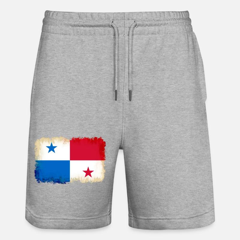 Panama en tant que Panama - Short de jogging bio TRAINER Stanley/Stella unisexe - gris chiné