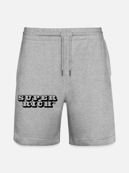 Superrich – Dream big, live bigger - Stanley/Stella Trainer Unisex Organic Jogging Shorts - heather grey