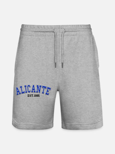 Alicante Est. 1995 - Stanley/Stella Trainer Unisex Organic Jogging Shorts - heather grey