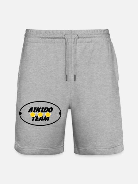 Aïkido Team - Short de jogging bio TRAINER Stanley/Stella unisexe - gris chiné