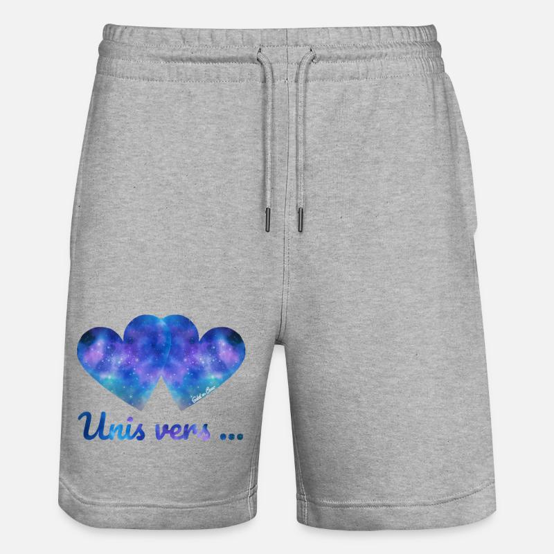 Unis vers... - Short de jogging bio TRAINER Stanley/Stella unisexe - gris chiné