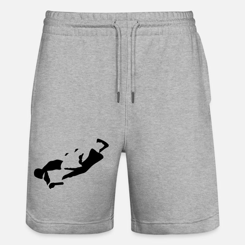 Wingsuit - Stanley/Stella Unisex Bio Joggingshorts Trainer  - Grau meliert