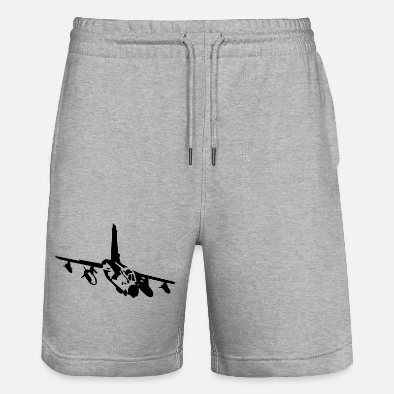 Tornade Jet - Short de jogging bio TRAINER Stanley/Stella unisexe - gris chiné