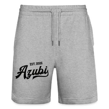 Apprentice 2026 Apprentice Start Start Training Apprenticeship - Stanley/Stella Trainer Unisex Organic Jogging Shorts - heather grey - Front - Nik (191cm) & Marisol (170cm)