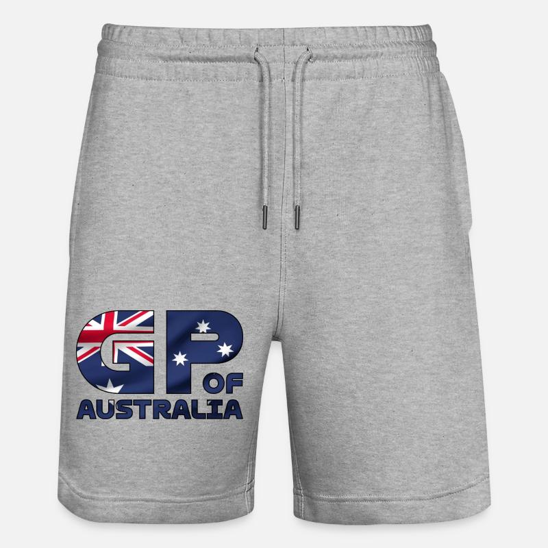 australia_gp - Short de jogging bio TRAINER Stanley/Stella unisexe - gris chiné