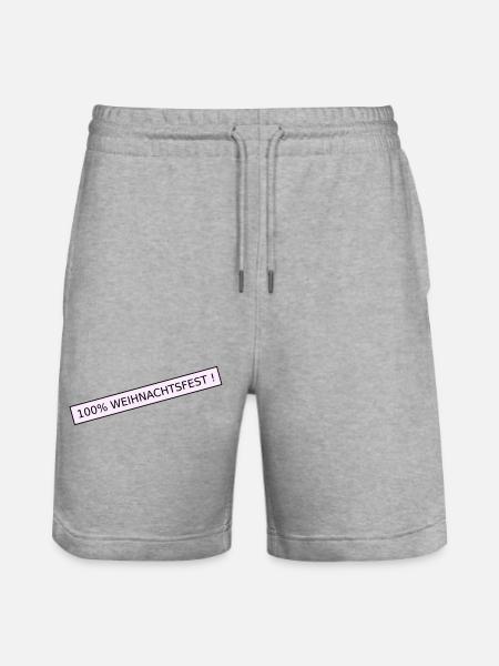 Noël à 100 % - Short de jogging bio TRAINER Stanley/Stella unisexe - gris chiné