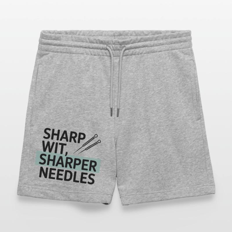Sharp Wit, Sharper Needles Akupunkteur Beruf Stanley/Stella Unisex Bio Joggingshorts Trainer 