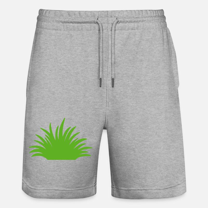 Herbe - Short de jogging bio TRAINER Stanley/Stella unisexe - gris chiné