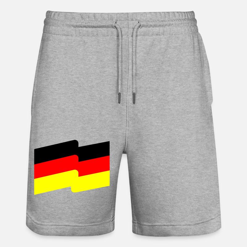 Drapeau - Short de jogging bio TRAINER Stanley/Stella unisexe - gris chiné