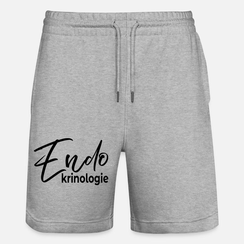 Endocrinologie thyroïdienne - Short de jogging bio TRAINER Stanley/Stella unisexe - gris chiné