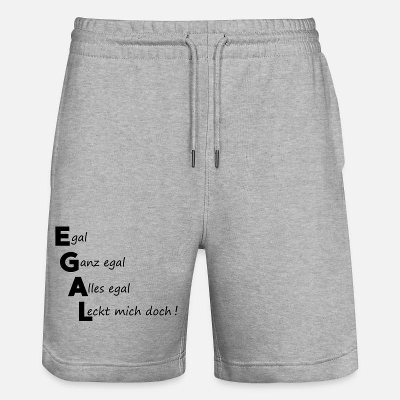 tout de même - Short de jogging bio TRAINER Stanley/Stella unisexe - gris chiné