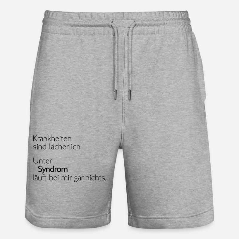 Syndrome - Short de jogging bio TRAINER Stanley/Stella unisexe - gris chiné