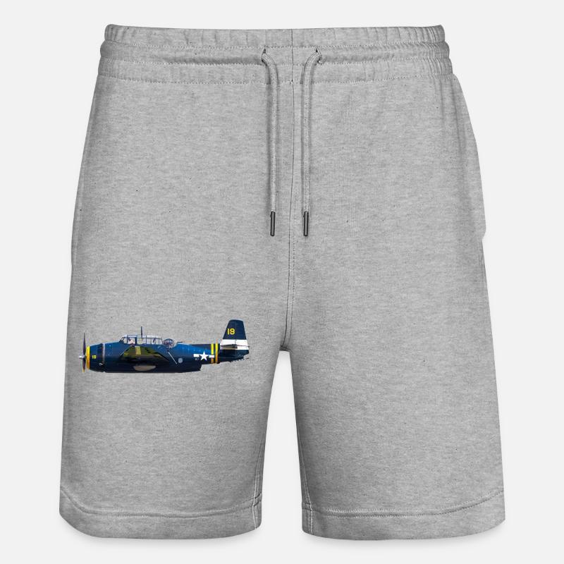 Pour être clair : Avenger - Short de jogging bio TRAINER Stanley/Stella unisexe - gris chiné
