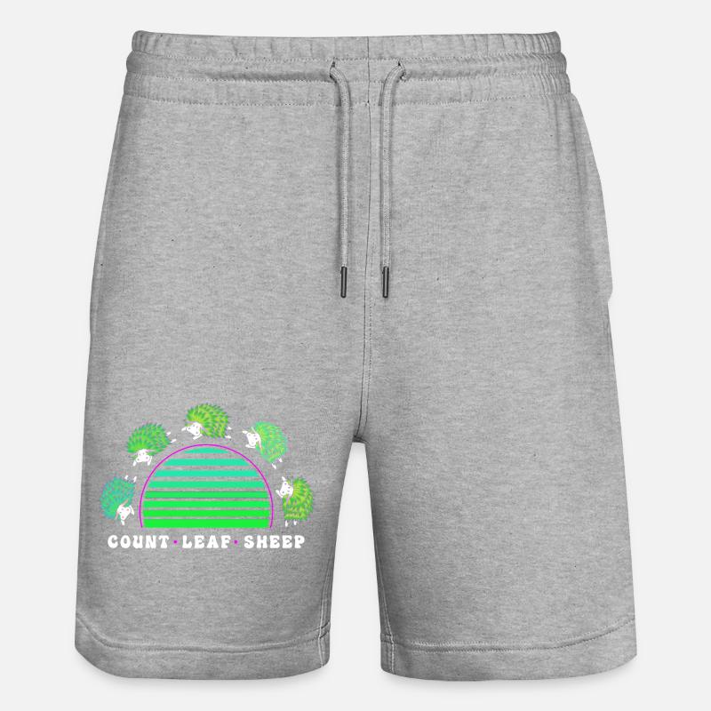 escargot - Short de jogging bio TRAINER Stanley/Stella unisexe - gris chiné